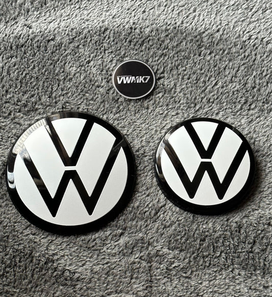 White VW Logo