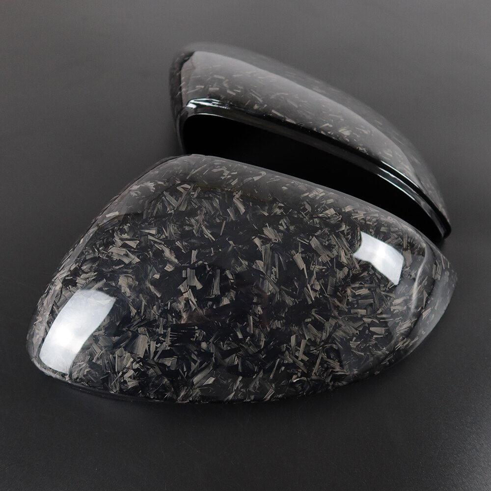 Real Forged Carbon Fiber Mirror Cover Golf 8