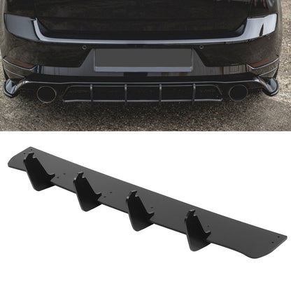 Gloss Black  Rear Diffuser Extension For GTI TCR