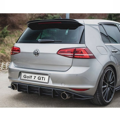 Gloss Black Rear Diffuser Extension For GTI