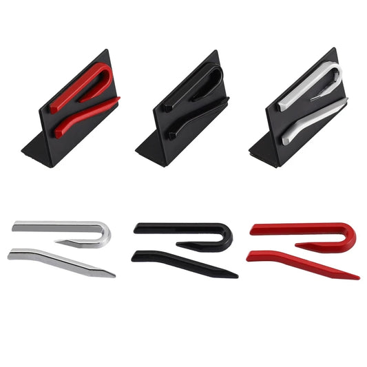 Nieuwe kofferbak en grille met R-logo